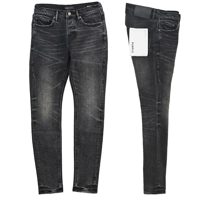 PURPLE BRAND スキニーブラックジーンズ 29サイズ 新品 PURPLE BRAND ブラックスキニーデニム 29 パープルブランド