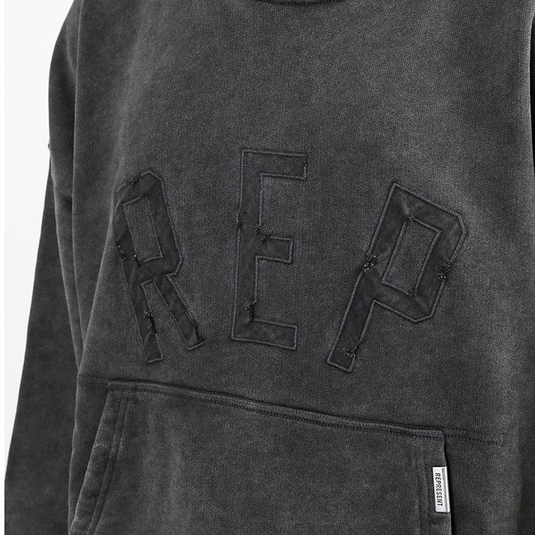 REPRESENT（リプレゼント） レップアップリケ パーカー オーバーサイズ