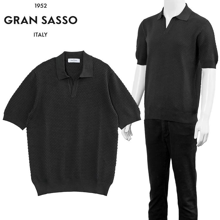 Gran Sasso（グランサッソ） ポップコーンステッチ スキッパー