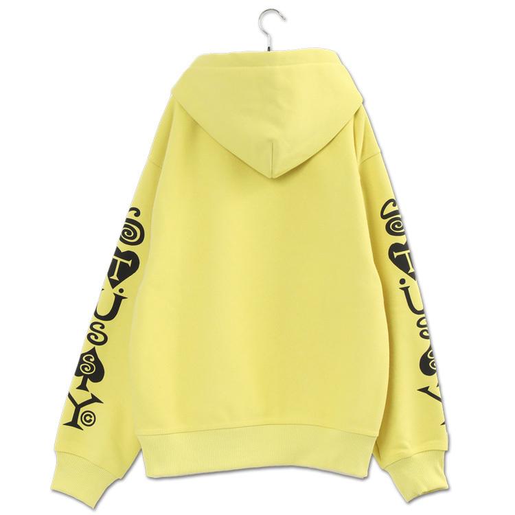 ステューシー STUSSY パーカー HEARTS & SPADES HOOD 1924775YELLOW stussy200622007