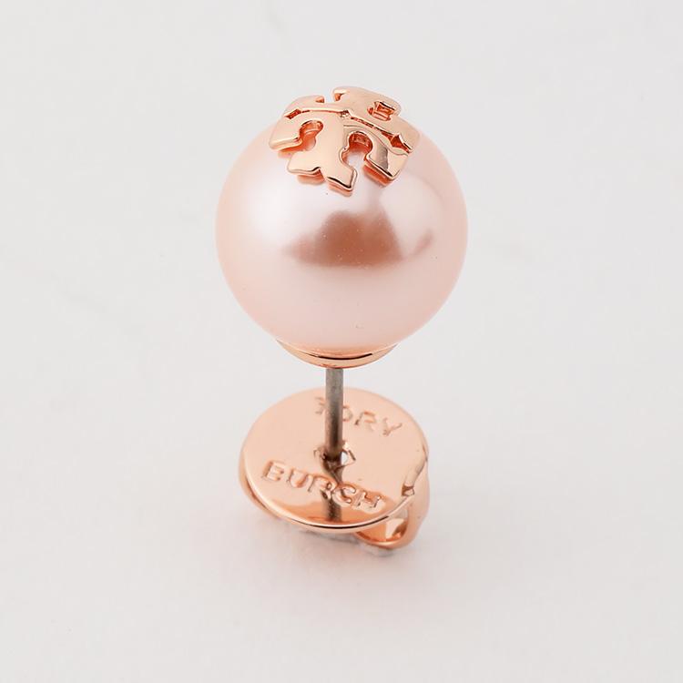 TORY BURCH（トリーバーチ） キラ パール スタッズ ピアス ローズ 
