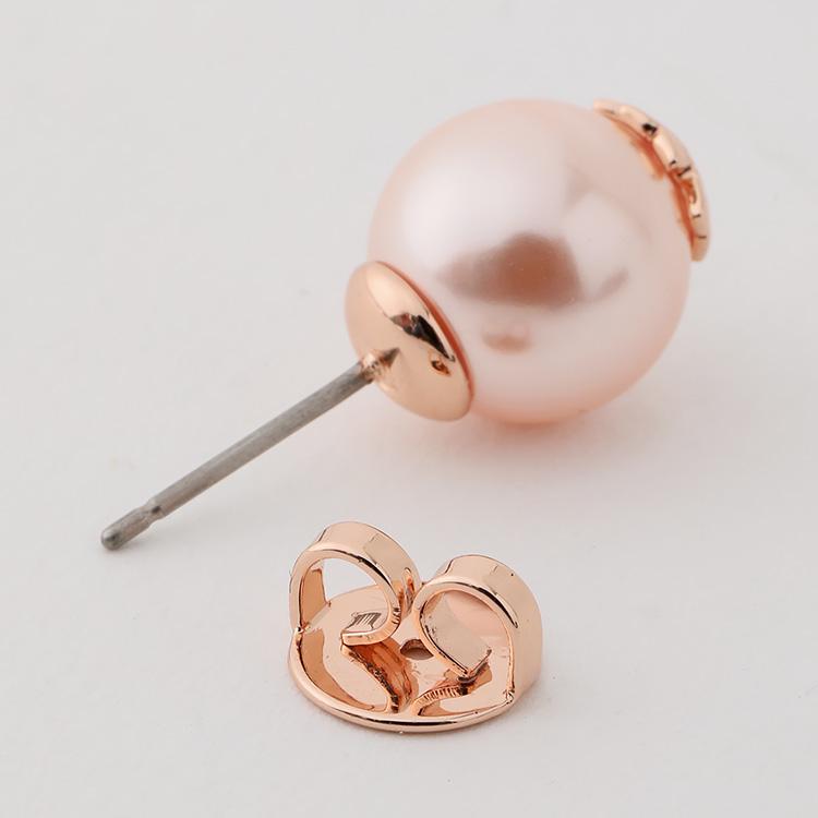 TORY BURCH（トリーバーチ） キラ パール スタッズ ピアス ローズ 