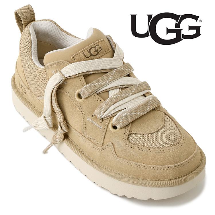 専用出品UGG Lowmel ローメル スニーカー 24cm サンド UGG（アグ） シューズ スニーカー LOWMEL ローメル スエード 厚底 正規