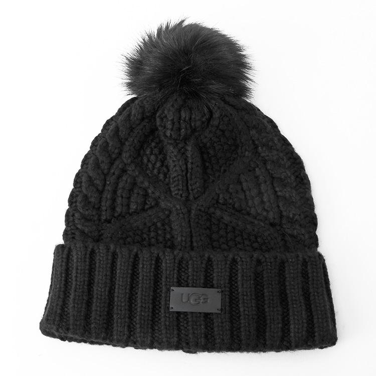 UGG（アグ） ケーブル ビーニー ウィズ ポム 100819 CABLE BEANIE WITH