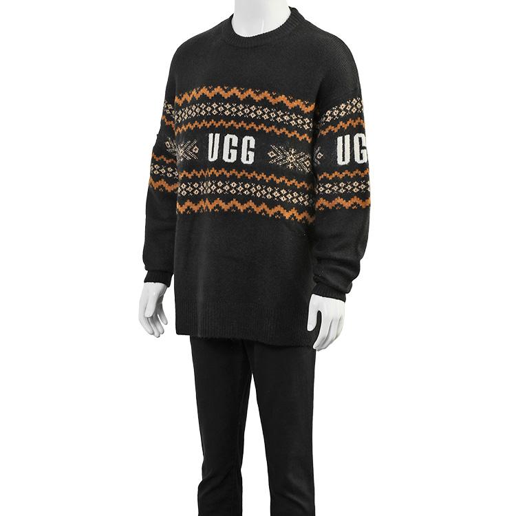 PEARLY GATES(パーリーゲイツ) インターシャクルーネックニット ウサギ メンズ JPN：5 【中古】【ブランド古着バズストア】 PEARLY GATES(パーリーゲイツ) インターシャクルーネックニット ウサギ