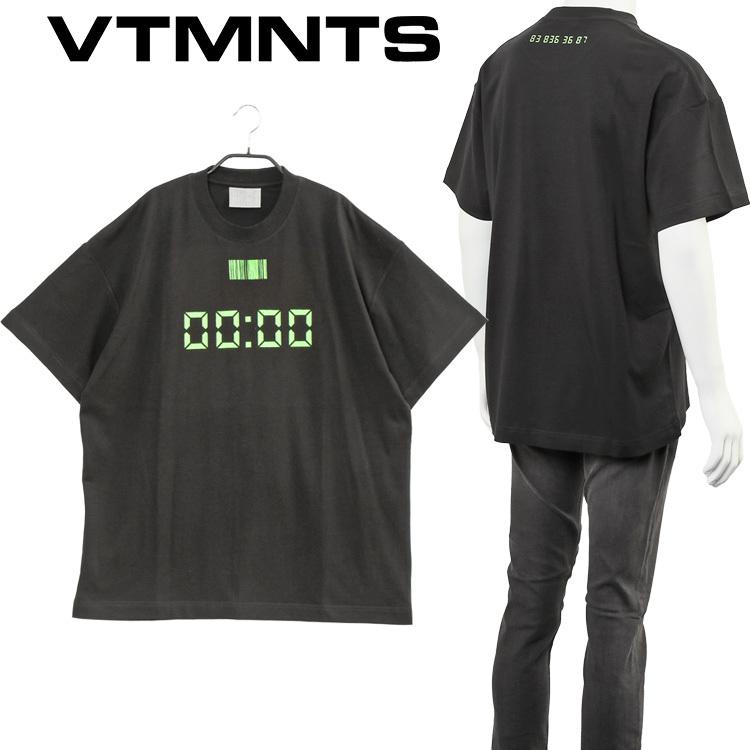 ブイティーエムエヌティーエス VTMNTS リセット Tシャツ 半袖 VL12TR320B-1611-BLACK :vet300522003