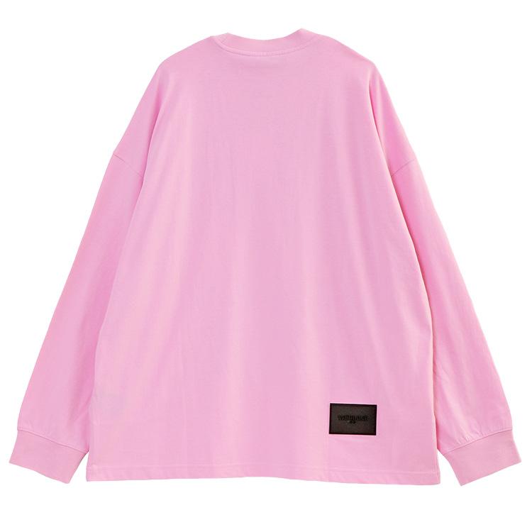 WE11DONE（ウェルダン） ロンT ピンク WD-TT1-22-848-U-LIGHT_PINK