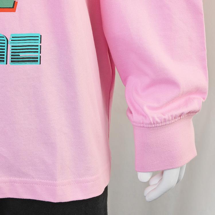 WE11DONE（ウェルダン） ロンT ピンク WD-TT1-22-848-U-LIGHT_PINK