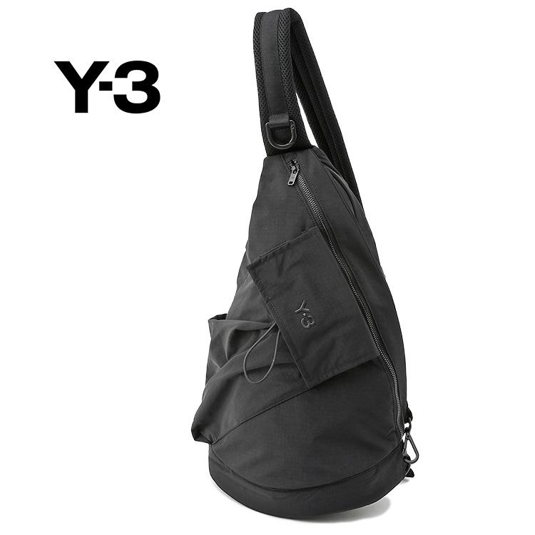Y-3 ワイスリー スリングバッグ KD0214-BLACK ユーティリティー 撥水