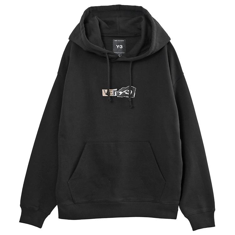 Y-3 ワイスリー パーカー BRUSHED ブラッシュド テリー グラフィック