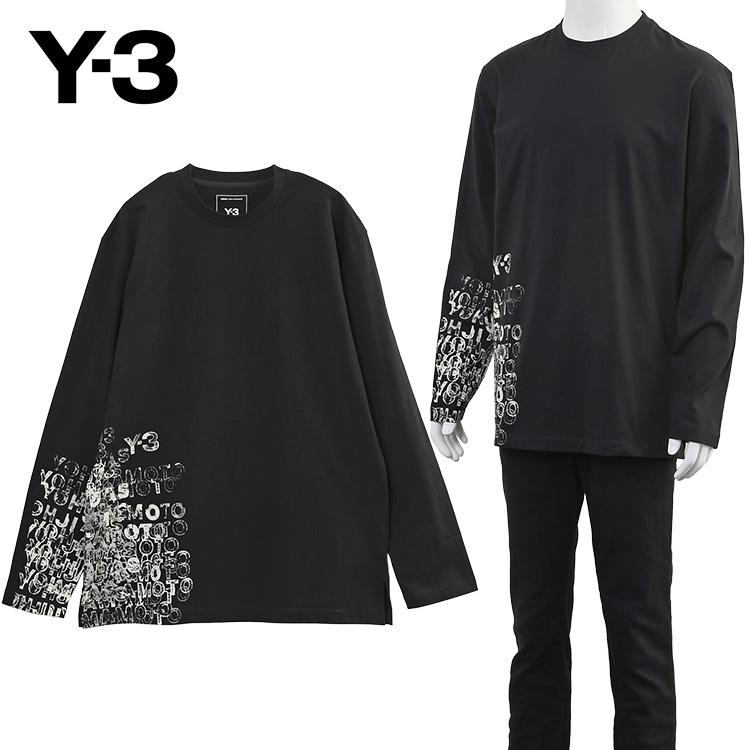 Y-3 GFX LS TEE　長袖 ロンT 黒 XS Y-3 GFX ロンT 長袖 Tシャツ リラックスフィット LONG SLEEVE TEE