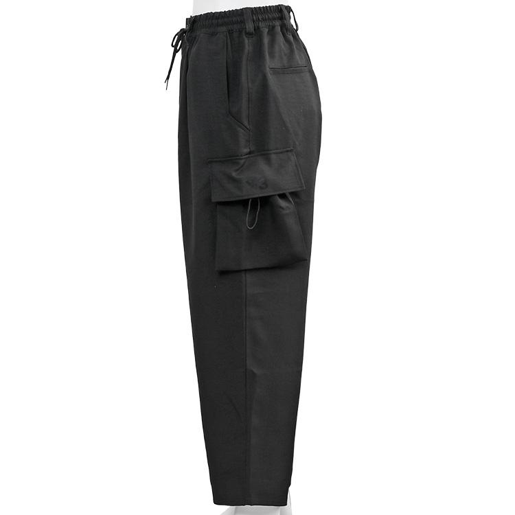 Y-3 スポーツ ユニフォーム カーゴ パンツ ルーズフィット SPORT UNIFORM CARGO PANTS KS7654-BLACKの画像