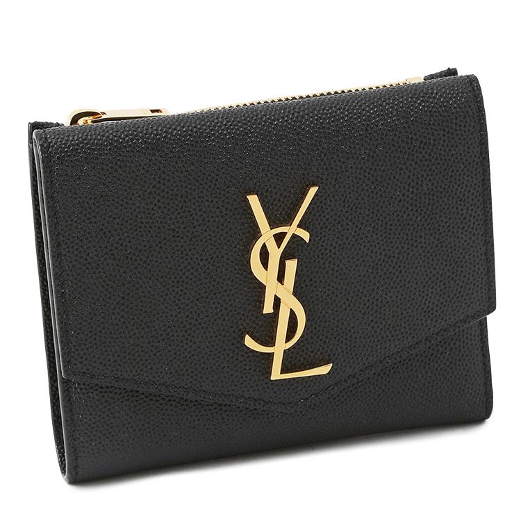 SAINT LAURENT サンローラン 二つ折り財布 アップタウン コンパクト