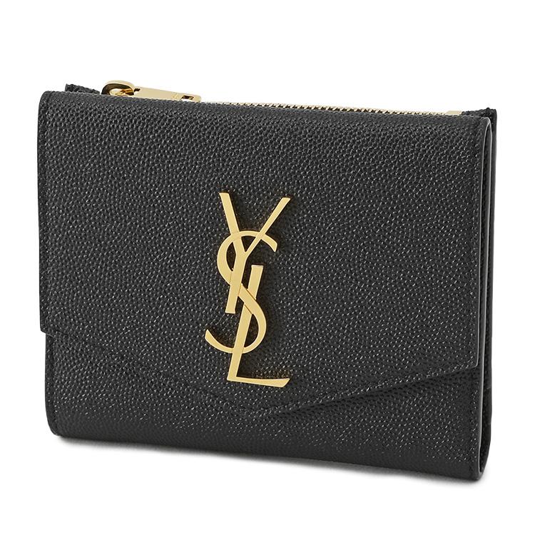 SAINT LAURENT サンローラン 二つ折り財布 アップタウン コンパクト