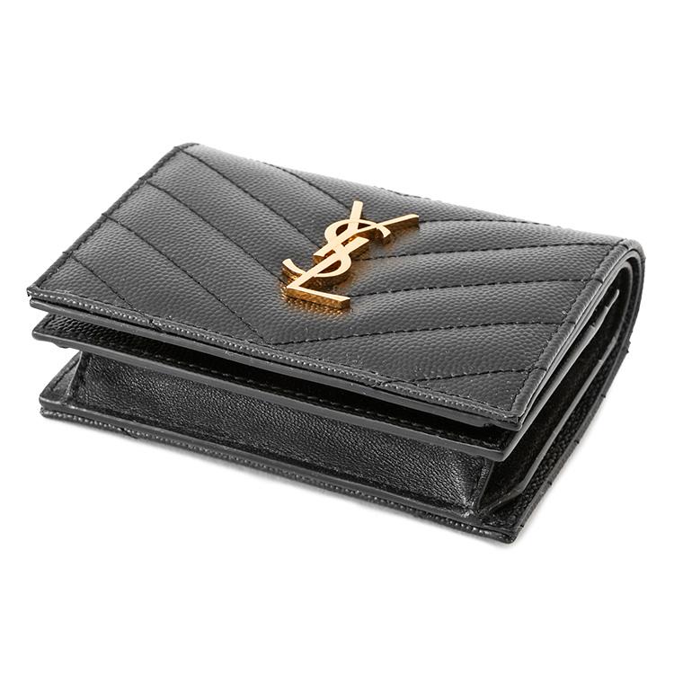 【新品】サンローラン 668290 BOWA1 財布 SAINT LAURENT サンローラン 二つ折り財布 668290 BOWA1 レディース