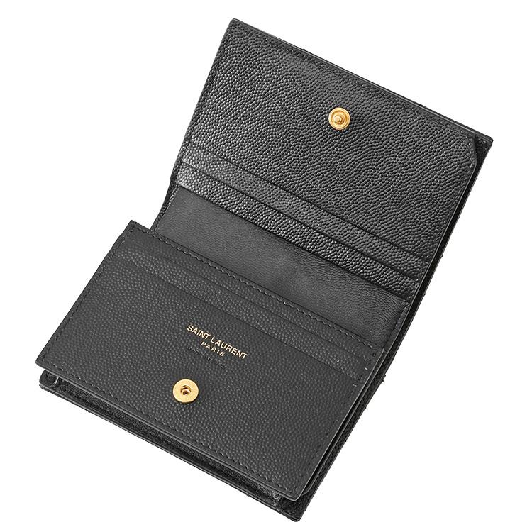 サンローランパリ モノグラム タイニーウォレット スナップボタン コンパクトウォレット YSL 三つ折り財布 647267 サンローランパリ モノグラム タイニーウォレット スナップボタン