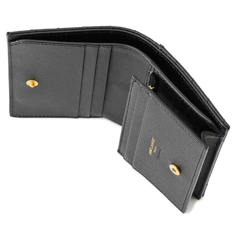SAINT LAURENT サンローラン モノグラム フラップ カードケース 668290