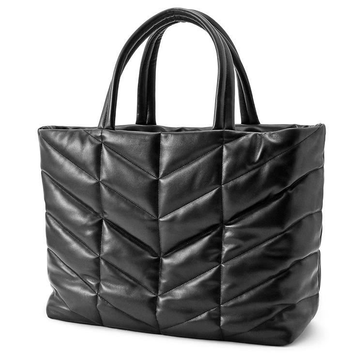 SAINT LAURENT サンローラン スムースレザー パファー トート SAINT LAURENT サンローラン スムースレザー パファー トート