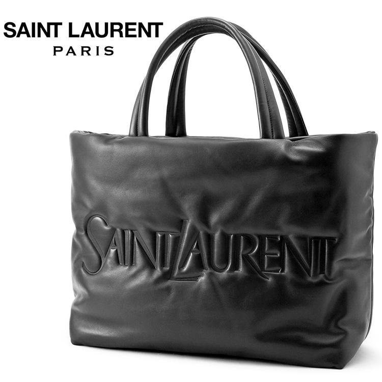 SAINT LAURENT ワイド パファー トートバッグ 756269-AACIW-1000