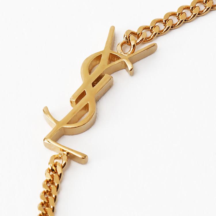 サンローラン SAINT LAURENT カサンドラ ハートチャーム ブレスレット 701950-Y1526-9137の画像