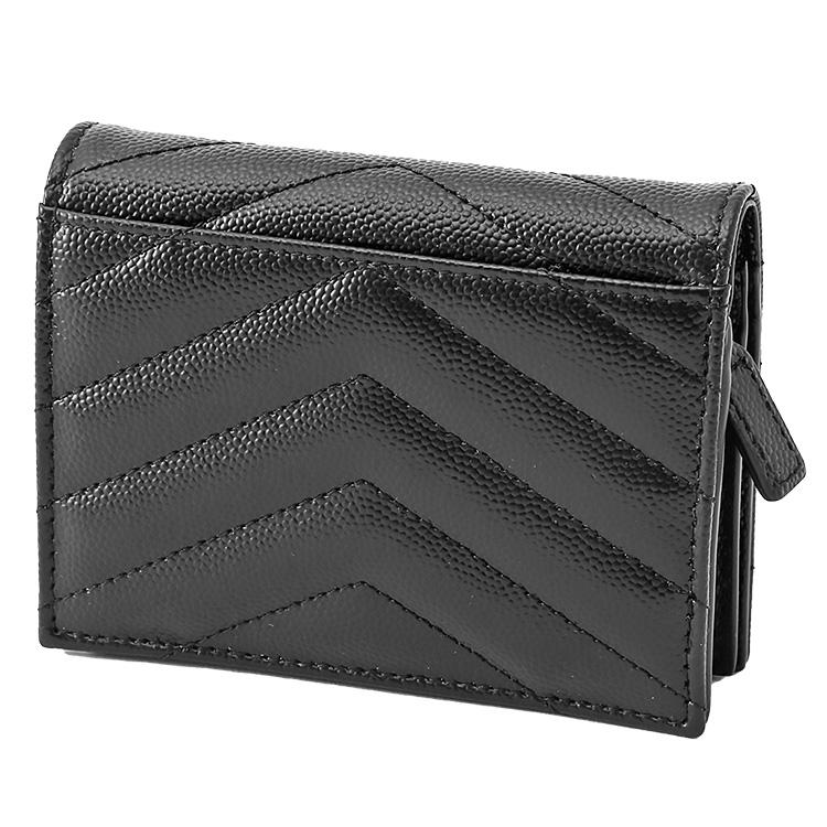 SAINT LAURENT 二つ折り財布 YSLモノグラム ウォレット 668290-BOWA2