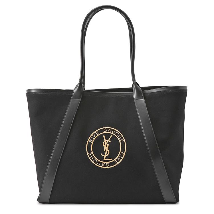 激レア★イヴサンローラン リヴゴーシュ YSL ベロア ビジュー タンクトップ SAINT LAURENT リヴゴーシュ トートバッグ YSLモノグラム 780096-FAC3I