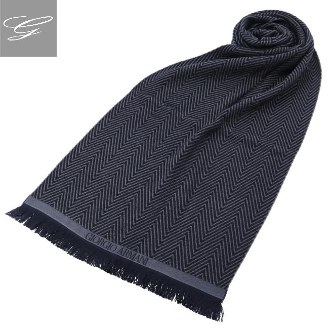 ジョルジオアルマーニ/GIORGIO ARMANI ストール メンズ マフラー SMOKE  