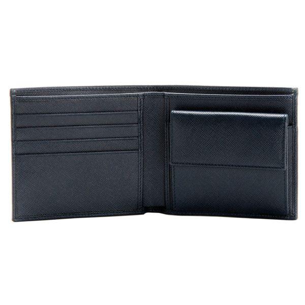 Giorgio Armani ネイビー 二つ折り財布 Giorgio Armani ネイビー 二つ折り財布