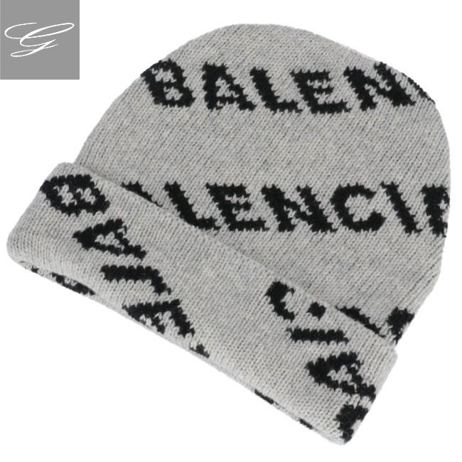 【2019AW SALE】バレンシアガ/BALENCIAGA 帽子 メンズ ニットキャップ GRANIT/MACADAM 558950-T1471-1262｜importbrandgrace