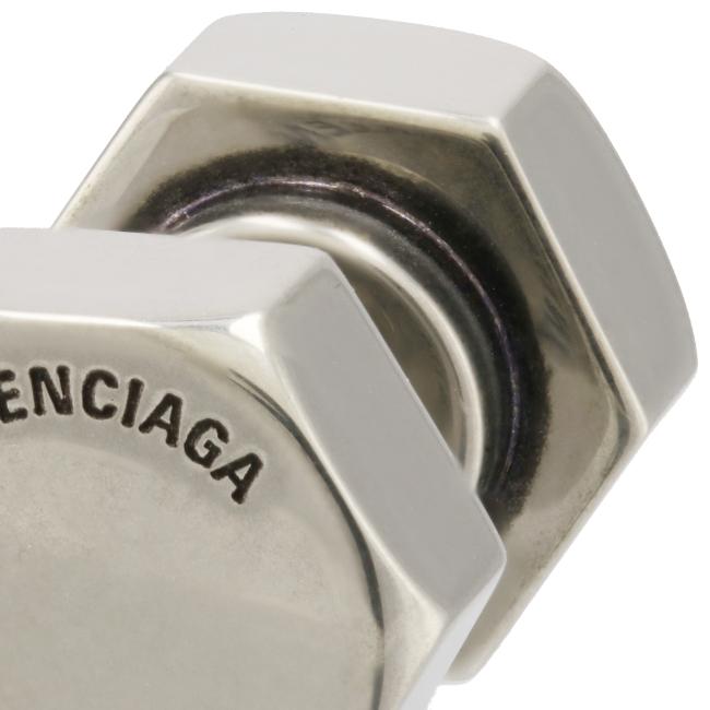 7097 バレンシアガ ピアス シルバーカラー サークルエラスティック BALENCIAGA バレンシアガ/BALENCIAGA ピアス メンズ GARAGE DBL