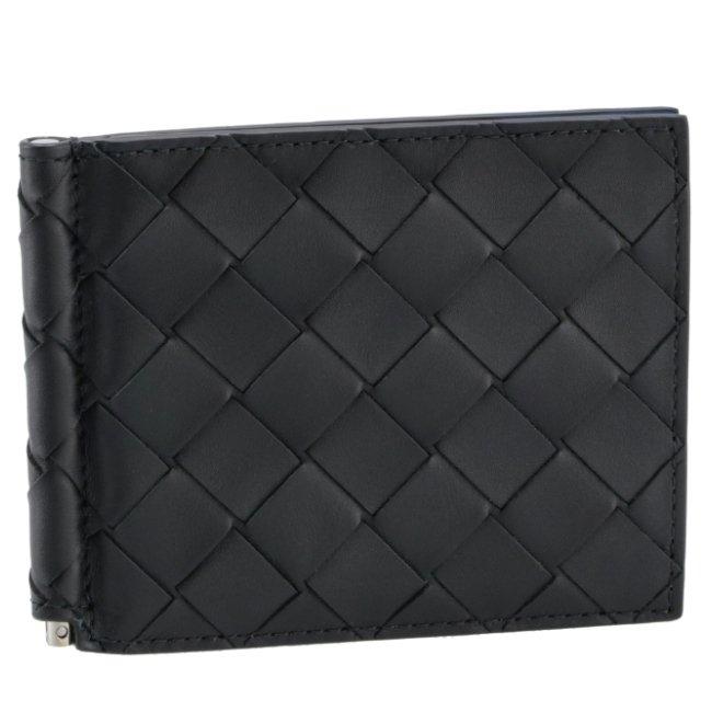Sale ボッテガヴェネタ Bottega Veneta 財布 メンズ カーフスキン 二つ折り財布 Black Cobalto Vcpq6 1073 vcpq Import Brand Grace 通販 Yahoo ショッピング