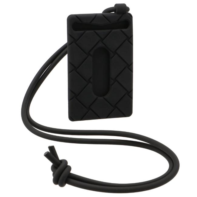 ボッテガヴェネタ Bottega Veneta 名刺入れ メンズ シリコン カードケース Nero 22年春夏新作 V0ey0 1000 時間指定不可