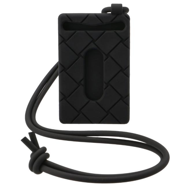 BOTTEGA VENETA シリコン製ケース　ブラック　正規店　箱付き BOTTEGA VENETA シリコン製コインケース ブラック 正規店 箱付き