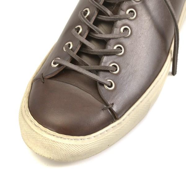 ブッテロ Buttero シューズ メンズ Tanino レザースニーカー ダークブラウン 15春夏 B4006 Petosc 04 0b4006petosc04 Import Brand Grace 通販 Yahoo ショッピング