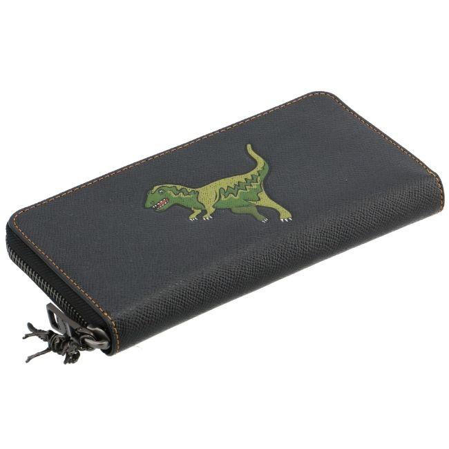 コーチ/COACH 財布 メンズ カーフスキン ラウンドファスナー長財布 BLACK 68257-BLK 