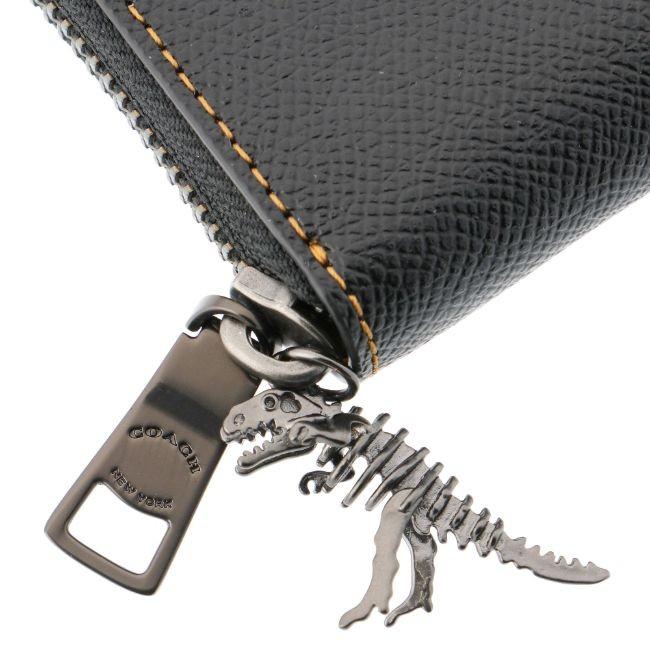 コーチ/COACH 財布 メンズ カーフスキン ラウンドファスナー長財布 BLACK 68257-BLK 