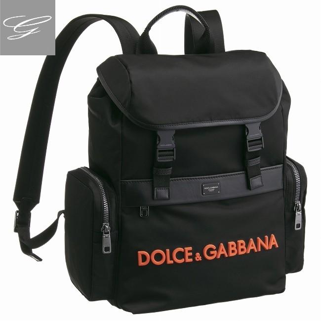 ss Sale ドルチェ ガッバーナ Dolce Gabbana バッグ メンズ ナイロン バックパック リュック Nero Arancio Bm1601 Az675 969 043bm1601az Import Brand Grace 通販 Yahoo ショッピング