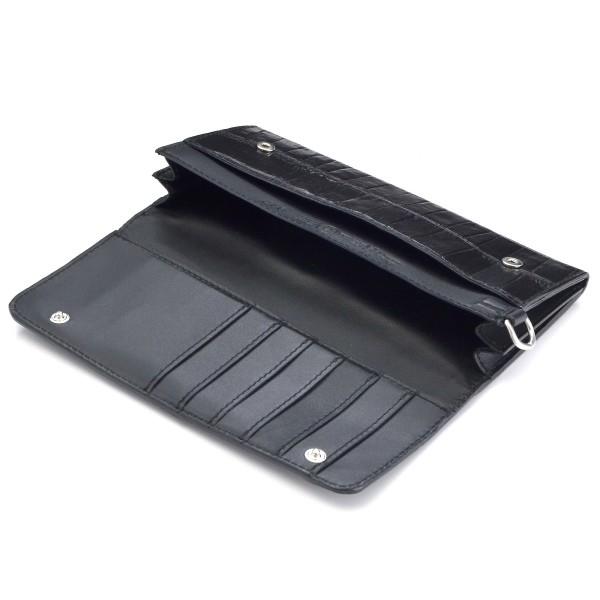 フェリージ 二つ折り長財布 Felisi 財布 メンズ 型押しカーフスキン ブラック 917 Sa Sa0003 sasa0003 Import Brand Grace 通販 Yahoo ショッピング