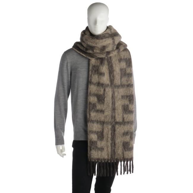 FENDI マフラー　メンズマフラー マフラー ウール ブラック | Fendi