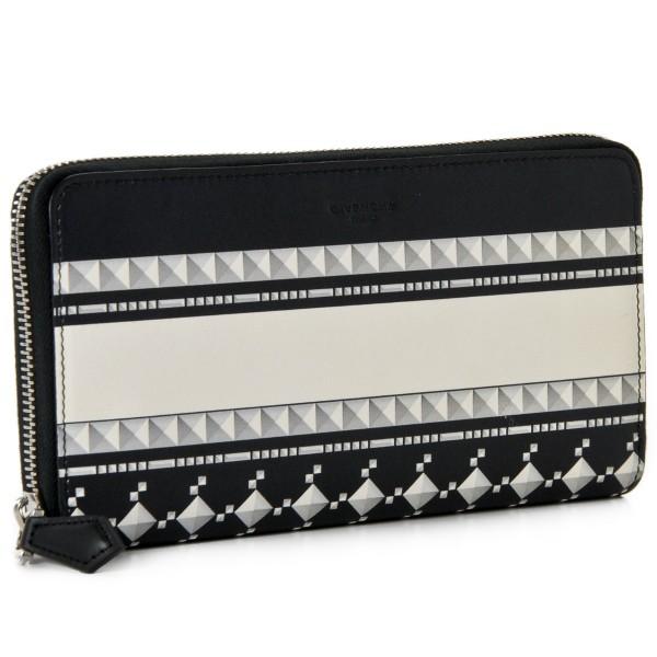 半額sale Bk 762 001 アイボリー ブラック ラウンドファスナー長財布 カーフレザー メンズ 財布 ジバンシー Givenchy ブラック ラウンドファスナー長財布 メンズ ジバンシー 財布 Investmentgab Com