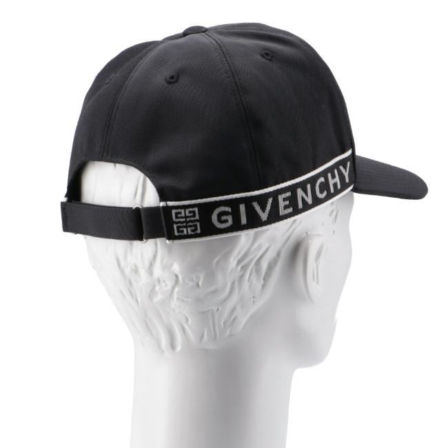 ジバンシー/GIVENCHY 帽子 メンズ キャップ BLACK/WHITE BPZ003P-00P-004
