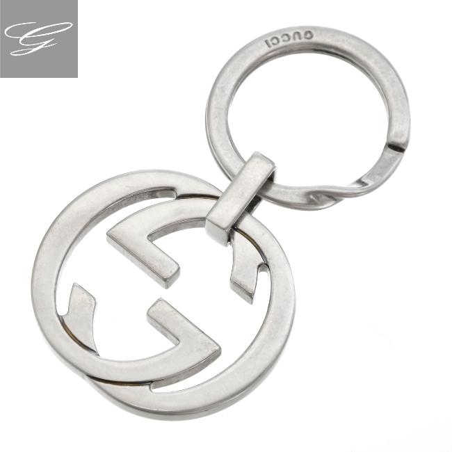 グッチ キーリング GUCCI キーホルダー メンズ Key Chains スモークシルバー 256734-J160N-8111