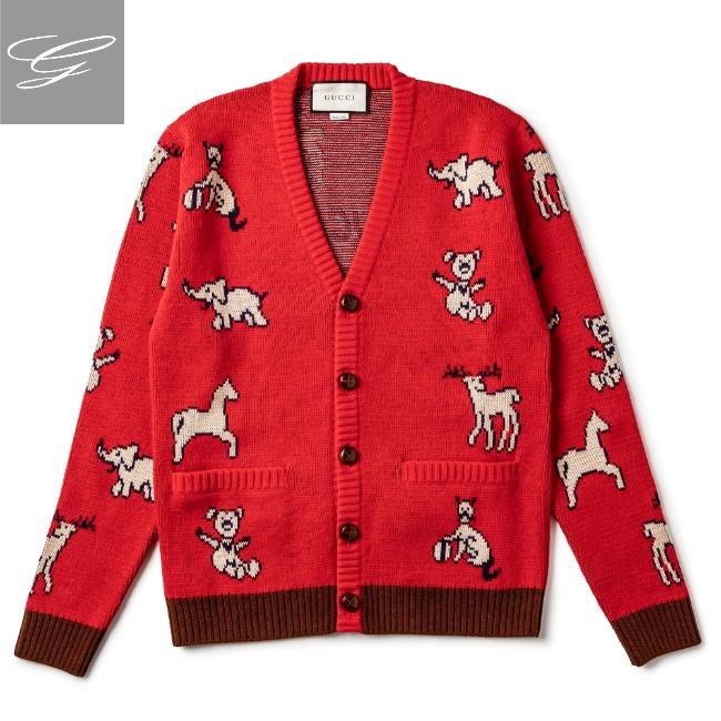 Sale グッチ Gucci ニット メンズ ウールコットンカーディガン Live Red Mc Xkbgb 6229 xkbgb6229 Import Brand Grace 通販 Yahoo ショッピング
