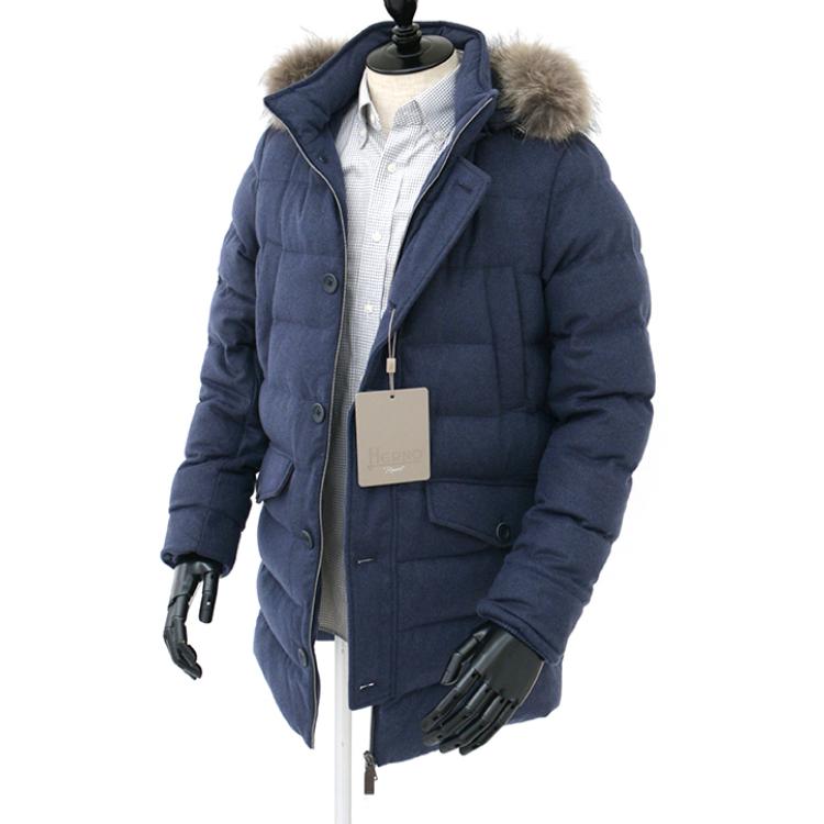HERNO SALE ヘルノ/HERNO ジャケット メンズ カシミヤ×シルク ダウン 