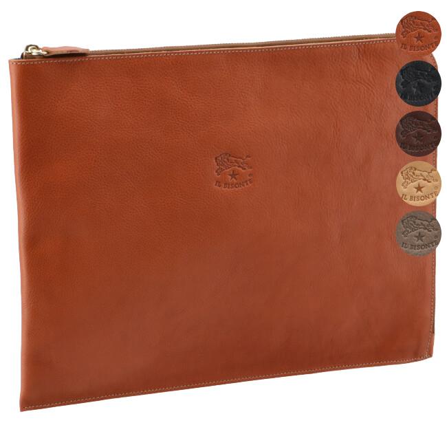 Sale イルビゾンテ Il Bisonte バッグ メンズ Classic クラッチバッグ 121 P Caramel Nero Marrone Naturale Tortora Ypp 54 Off