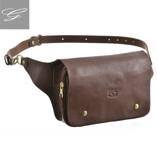 即納 大特価 イルビゾンテ 381 P 846 ブラウン カーフスキン メンズ バッグ Bisonte Il ボディバッグ イルビゾンテ ブラウン ボディバッグ メンズ バッグ