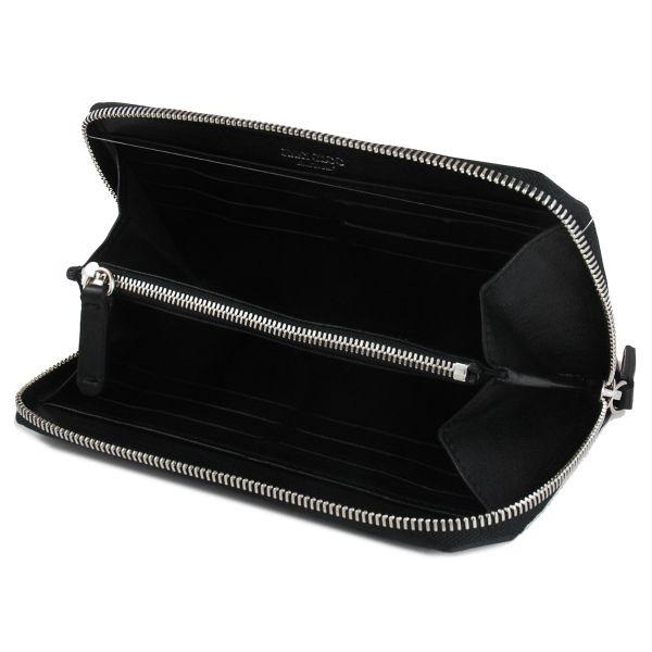 期間限定キャンペーン ジミーチュウ Jimmy ブラック ラウンドファスナー長財布 メンズ ジミーチュウ Choo Carnaby Bkl 0001 ブラック ラウンドファスナー長財布 ラムスキン メンズ 財布 財布