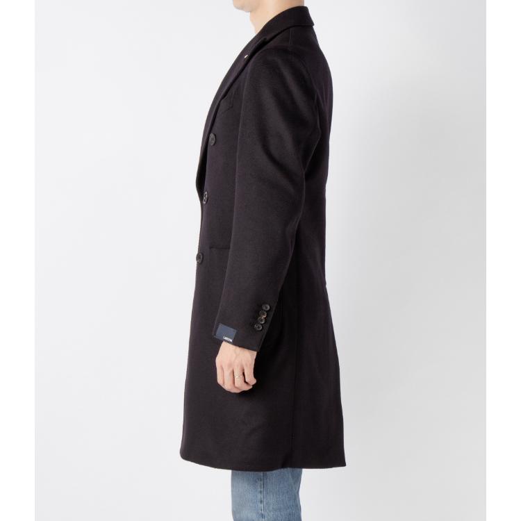 美品★ラルディーニ ブラック ロング丈 ダブルブレスト チェスターコート lardini-ch01e.jpg