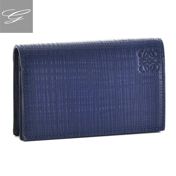 ロエベ Loewe 名刺入れ メンズ Linen カードケース ネイビーブルー 17年春夏 101m97 0030 5110 m Import Brand Grace 通販 Yahoo ショッピング