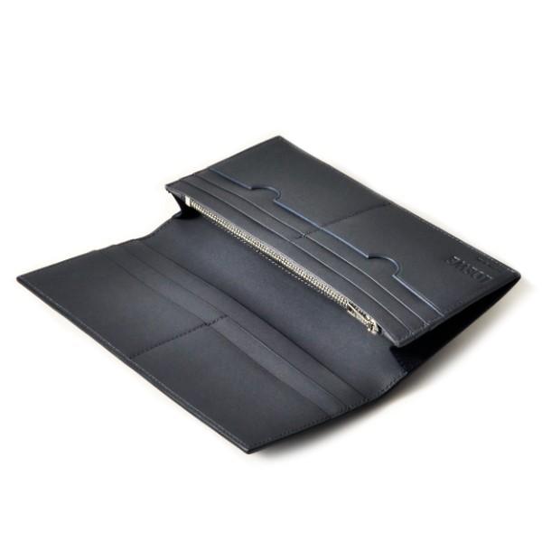 ロエベ 二つ折り長財布 LOEWE 財布 メンズ カーフスキン ネイビー  